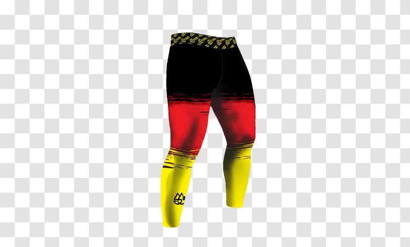 Leggings Tights Shorts Pants - Yellow - Mock Up Transparent PNG