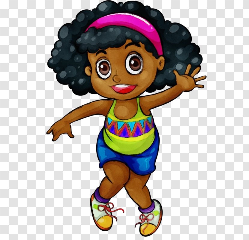 Cartoon Clip Art Animated Afro Animation - Fictional Character Transparent PNG
