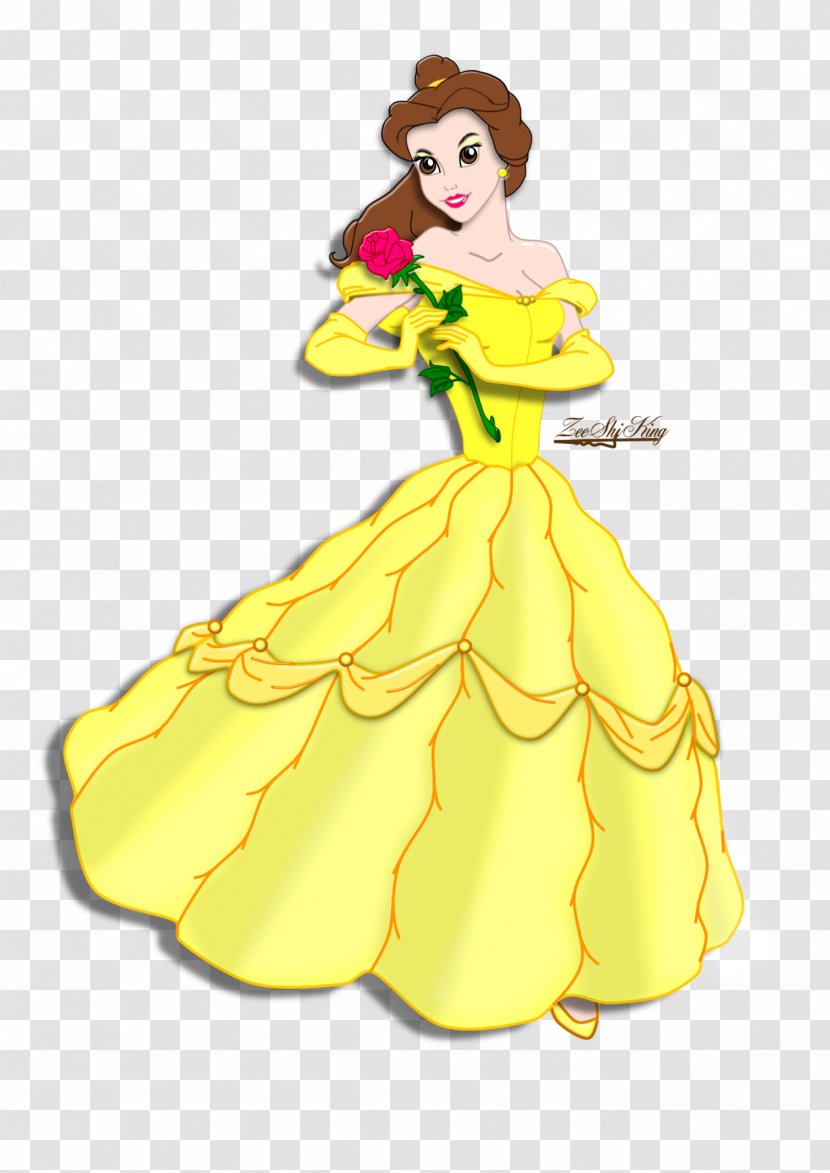 Belle Beauty And The Beast Disney Princess Drawing Art Transparent Png