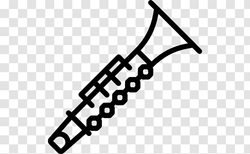 Musical Instruments Western Concert Flute - Silhouette Transparent PNG