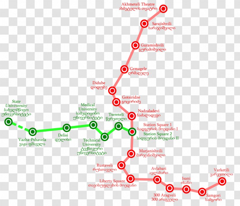 Rapid Transit Ghrmaghele Marjanishvili Commuter Station Tbilisi Metro - Diagram - Map Transparent PNG