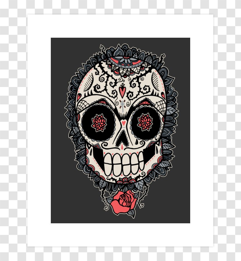 Human Skull Symbolism Day Of The Dead Calavera Death - Visual Arts Transparent PNG