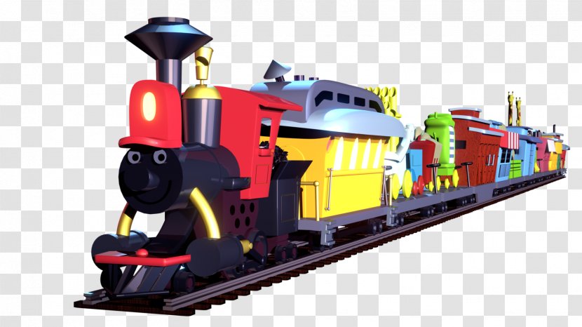 Casey Jr. Circus Train Rail Transport Locomotive Track - Toy-train Transparent PNG