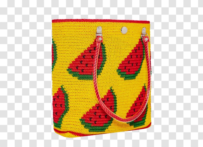 Coin Purse Rectangle Handbag - Magenta - Yellow Watermelon Transparent PNG
