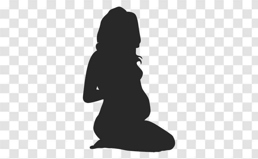 Cat Silhouette Art Clip - Sitting - Pregnant Transparent PNG