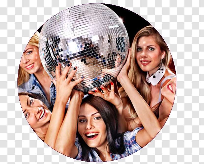1980s Nightclub Carnival Ball - Watercolor Transparent PNG