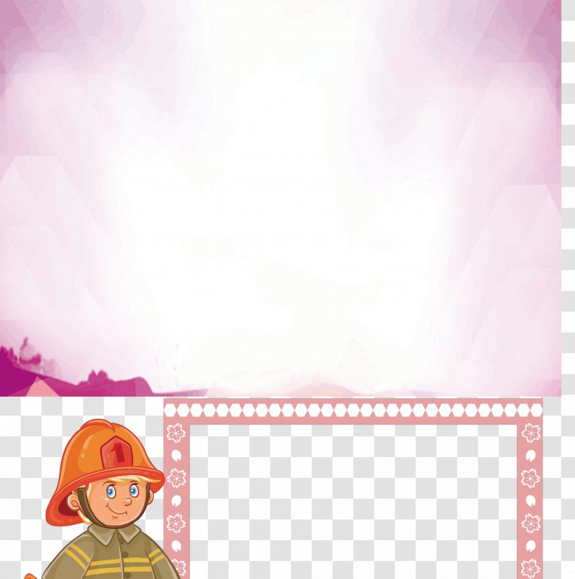 Desktop Wallpaper Illustration Picture Frames Cartoon - Petal - Fire Frame Transparent PNG