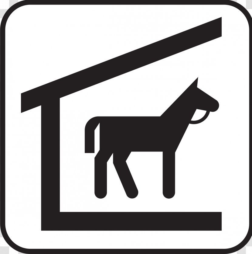 Horse Equestrian Trail Riding Clip Art - Black - Barn Transparent PNG
