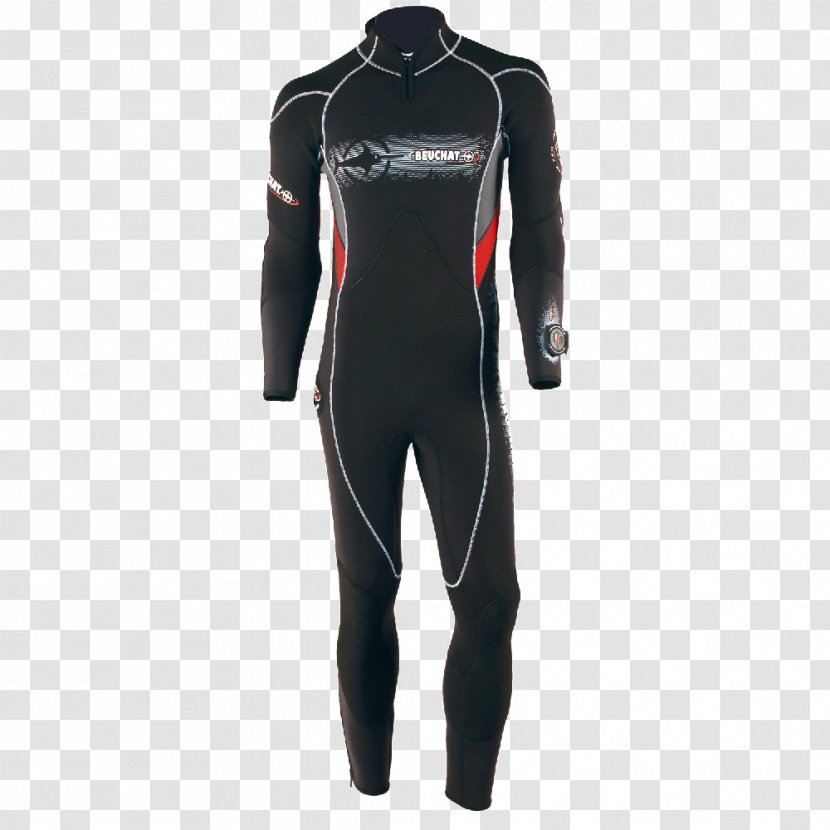 Wetsuit Beuchat Underwater Diving Scuba Set - Dry Suit - Taiwan Transparent PNG