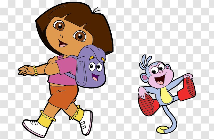 Swiper Tico Backpack Cartoon Clip Art - Silhouette - Dora Transparent PNG