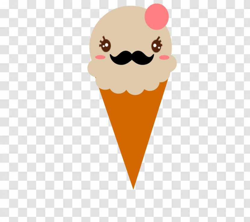 Ice Cream Cones Cupcake Food - Kawaii Transparent PNG