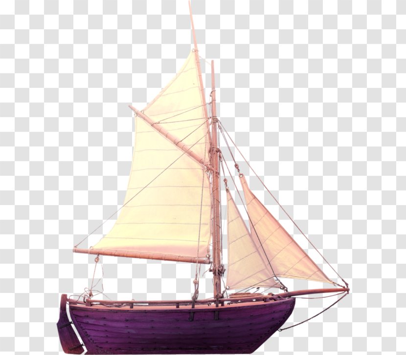 Sailing Ship Sloop - Sail Transparent PNG