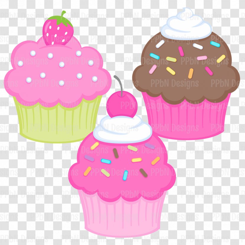Cupcake Muffin Frosting & Icing Bakery - Cake Transparent PNG