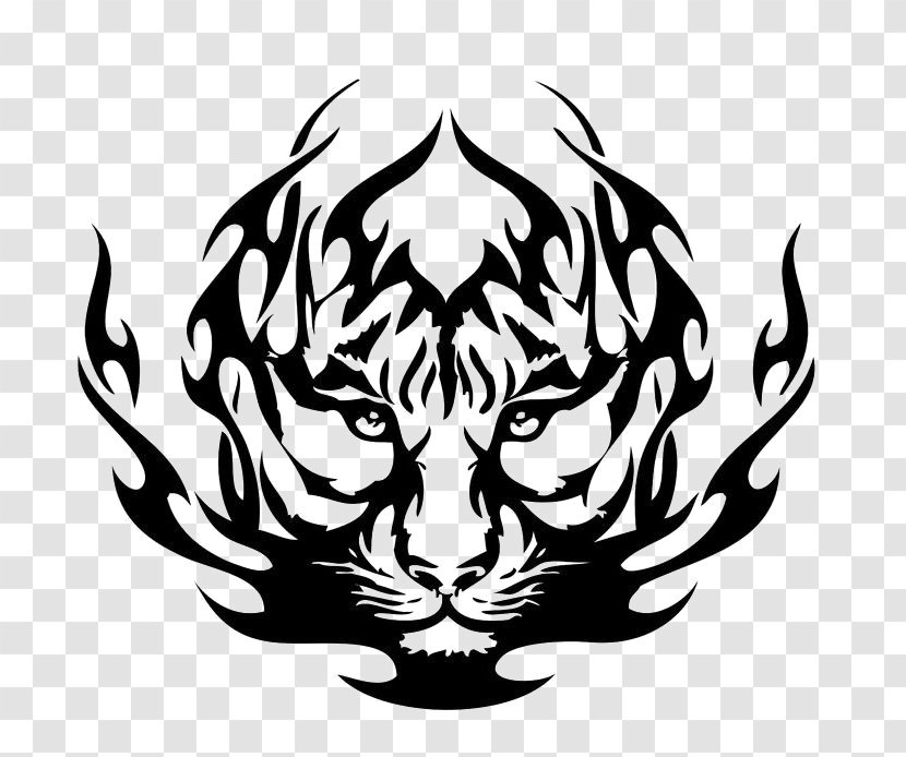 Tiger Tattoo Clip Art - Decal Transparent PNG