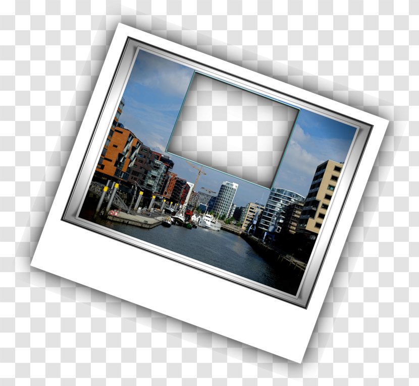 Photographic Paper Display Device Picture Frames Multimedia - Frame - Polaroid Transparent PNG