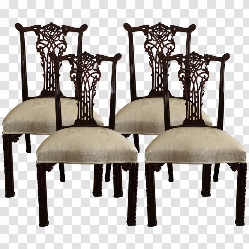 Wing Chair Table Furniture Dining Room - Regency Architecture Transparent PNG