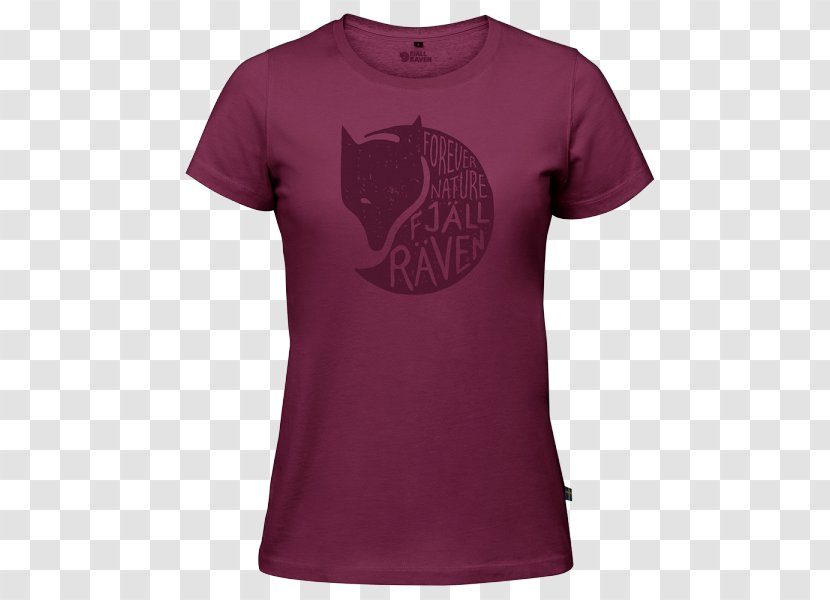 Fjallraven Forever Nature Fox T-Shirt Men Navy Womens Cotton Clothing - Top - Shirts Transparent PNG
