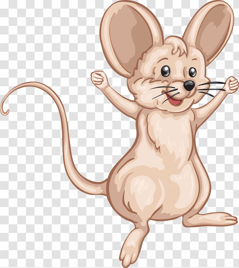 Photography Cartoon Illustration - Silhouette - Beige Mouse Transparent PNG
