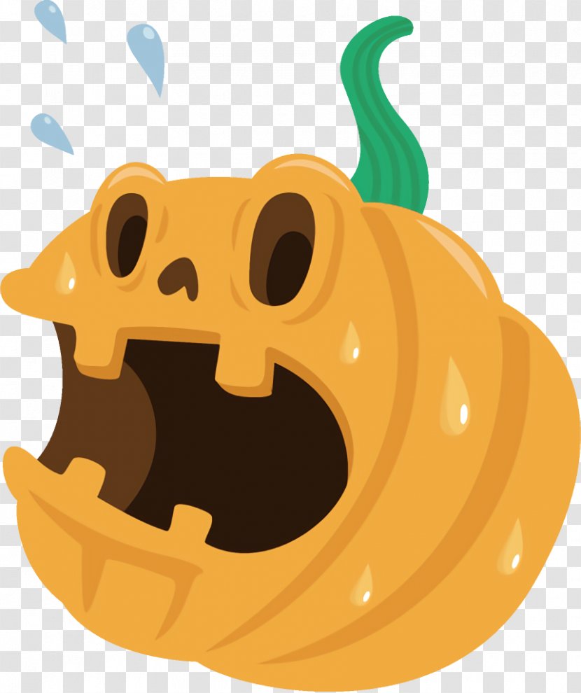 Pumpkin - Cartoon - Calabaza Smile Transparent PNG