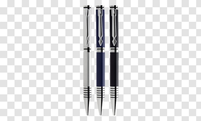 Ballpoint Pen Metal Pens Silver Paper Clip - Highlighter - Aluminium Can Transparent PNG