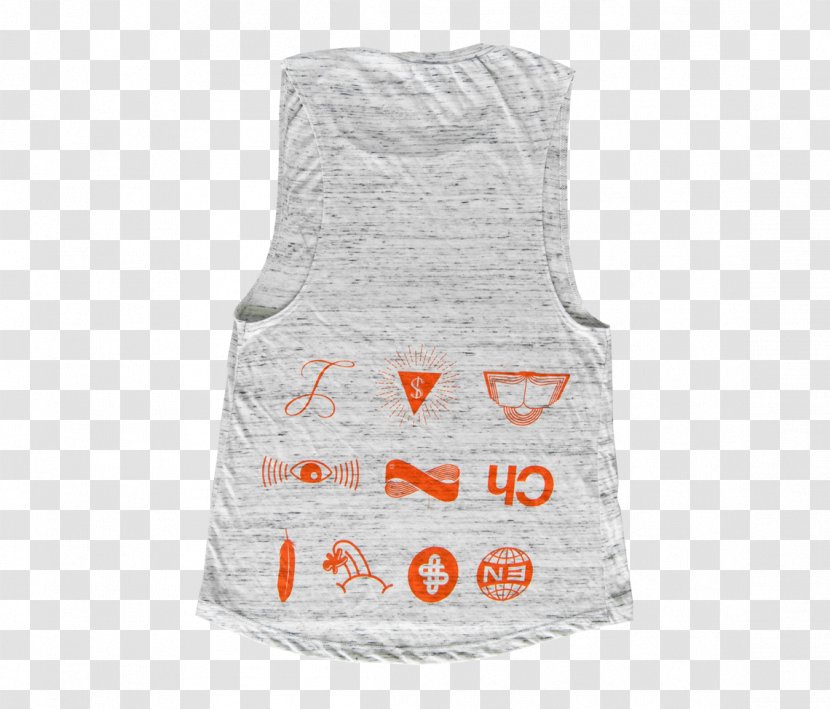 Sleeve - White Tank Top Transparent PNG