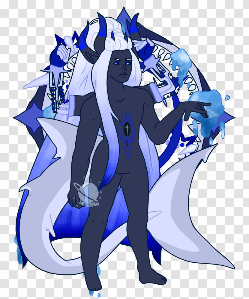 Cartoon Microsoft Azure Legendary Creature - Fictional Character - Neptune God Transparent PNG