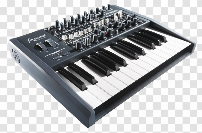 Arturia MiniBrute Sound Synthesizers Steiner-Parker Synthacon Analog Synthesizer - Musical Instrument Accessory - Keylab 49 Transparent PNG