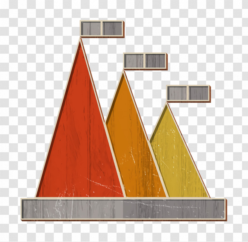 Business And Office Icon Graph Icon Pyramid Chart Icon Transparent PNG