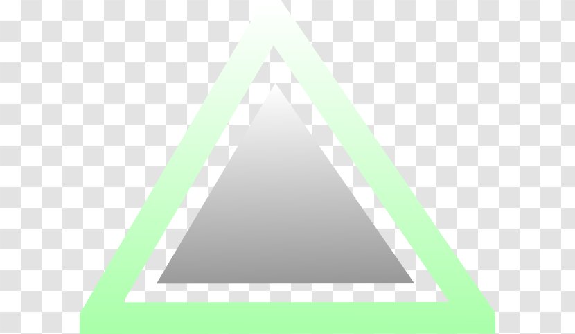 Triangle Font - Sky - Green Transparent PNG