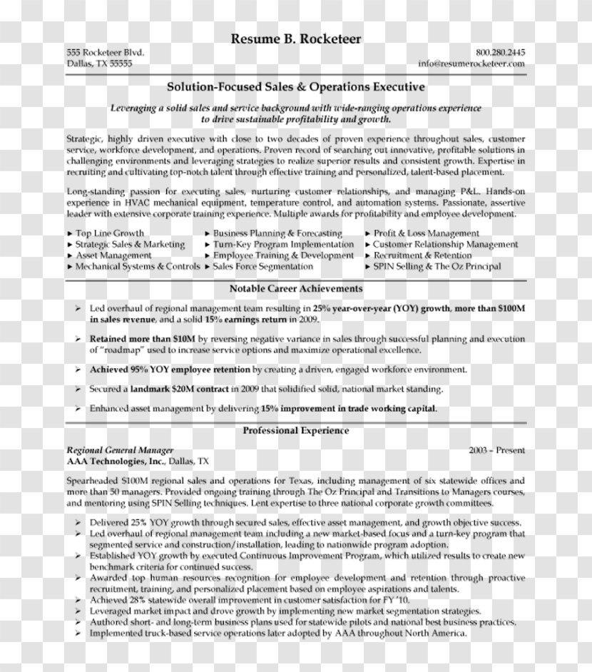 Résumé Template Cover Letter Skill Career - Sales Engineering Transparent PNG