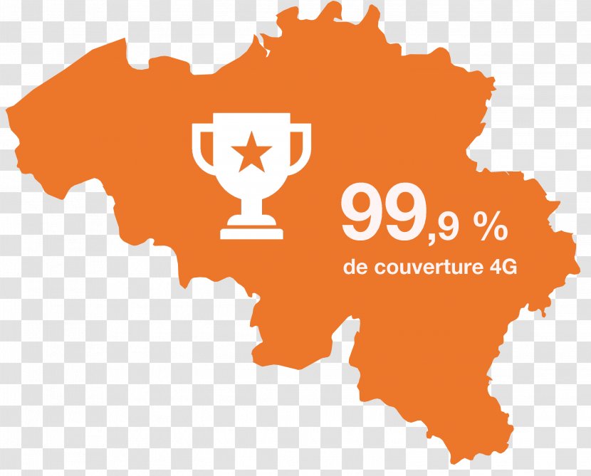 Orange Belgium Internet Map - Brand Transparent PNG