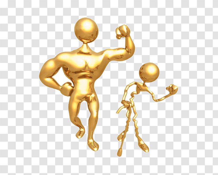 Muscle Atrophy Physical Exercise Bodybuilding - 3D Character Transparent PNG