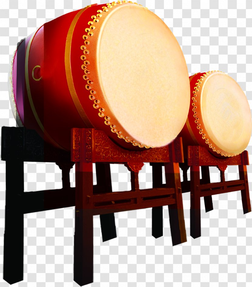 Bass Drum Drums - Tom - Red Transparent PNG