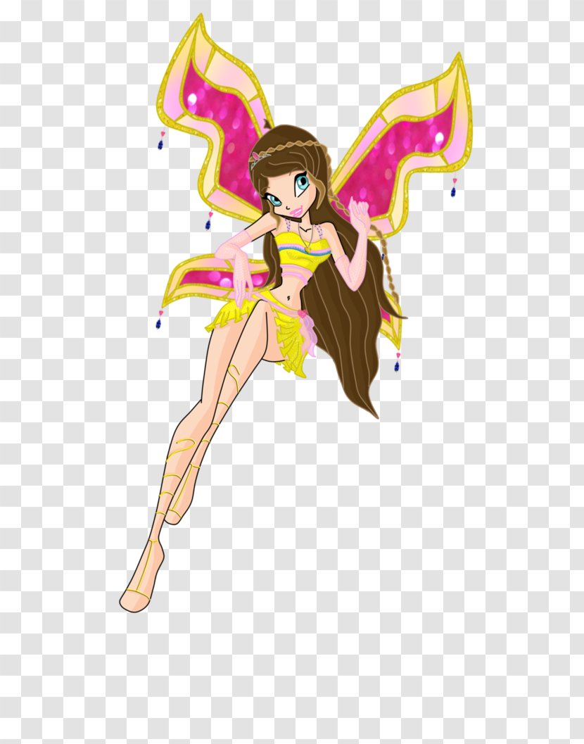 Fairy Costume Design Cartoon Pollinator - Silhouette Transparent PNG