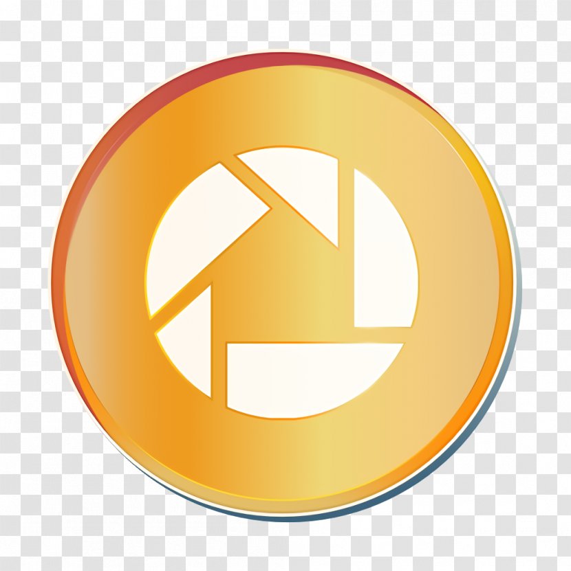 Golden Icon Photo Picasa - Sign Logo Transparent PNG