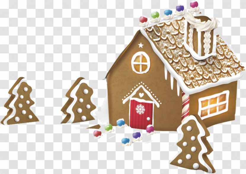 Gingerbread House Ginger Snap The Man Clip Art - Christmas Cookie - Cartoon Transparent PNG