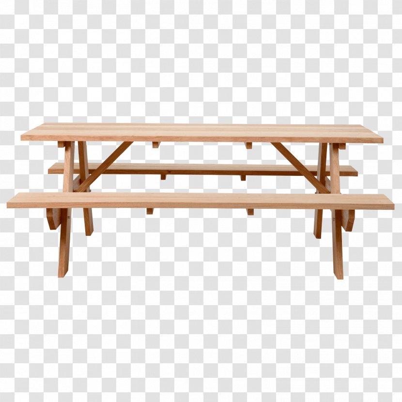Picnic Table Garden Furniture Chair - Bench Transparent PNG