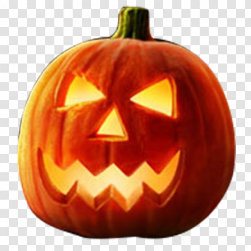 Jack-o'-lantern Calabaza Halloween - Squash - Jack-o-Lantern Transparent PNG