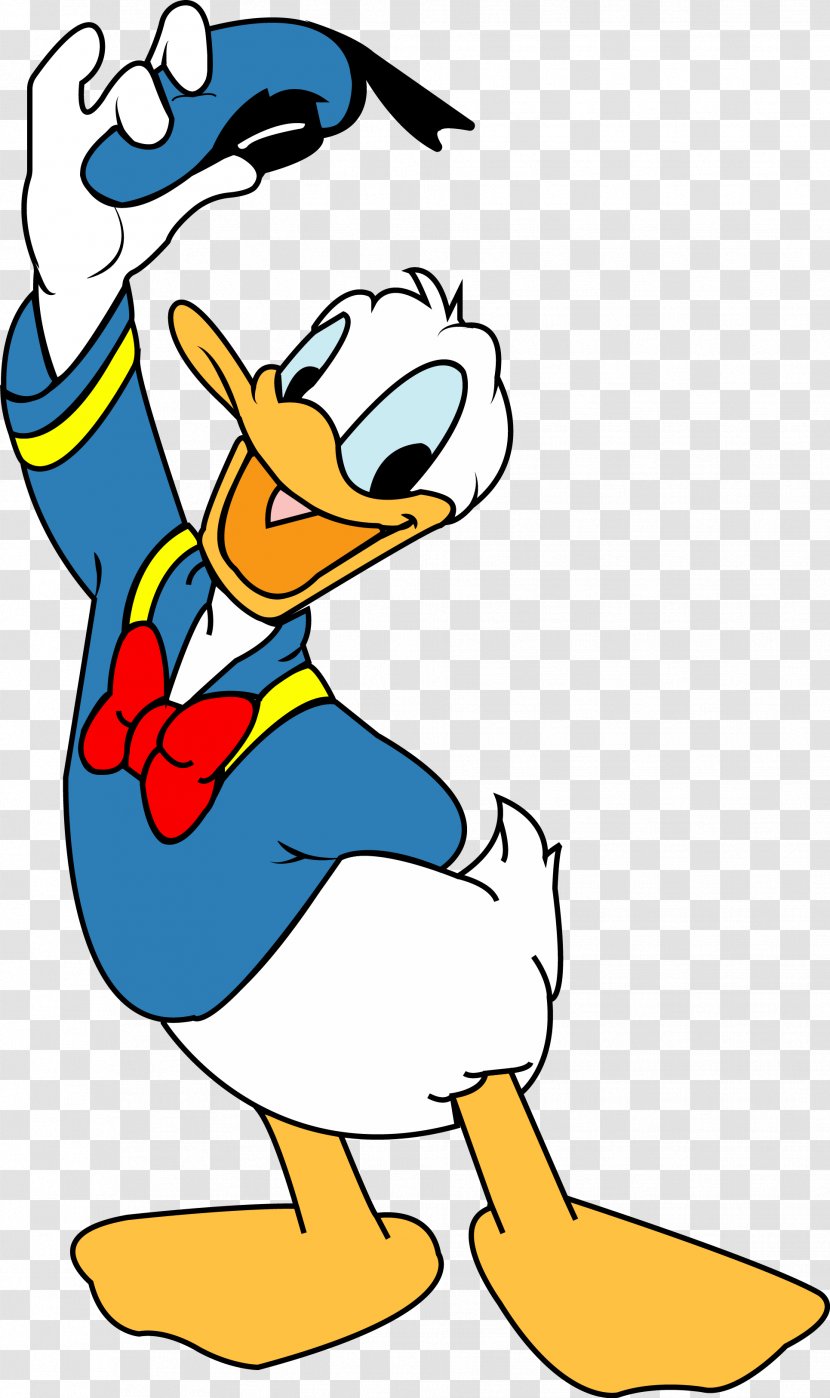 12410 Donald Duck Mickey Mouse Daisy Clip Art - Walt Disney Company Transparent PNG