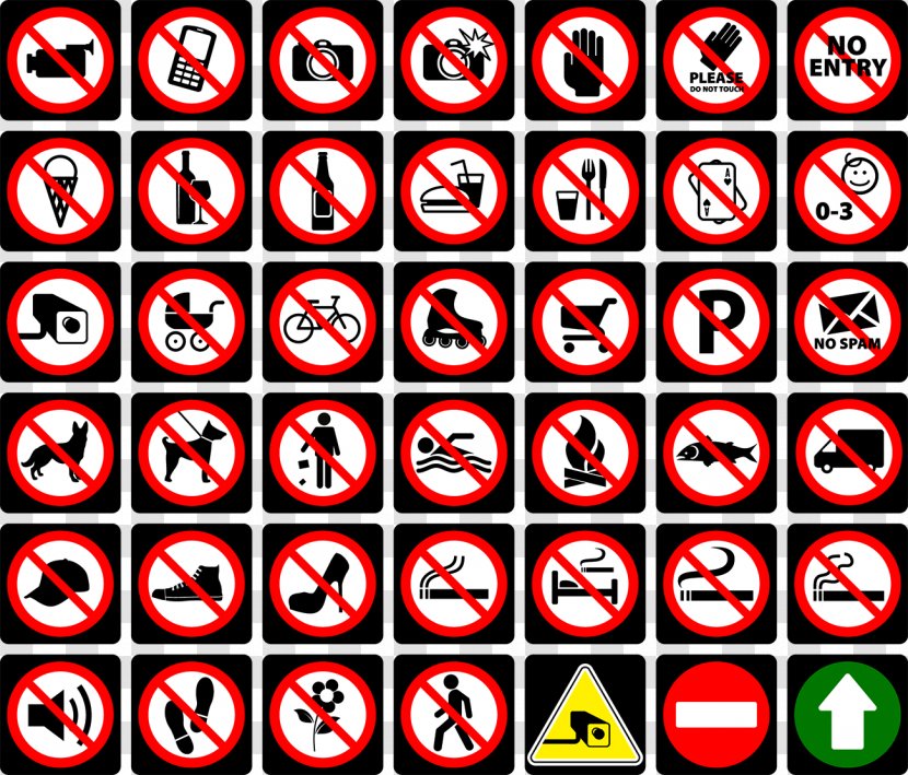 Traffic Sign No Symbol Icon - Prohibiting Transparent PNG