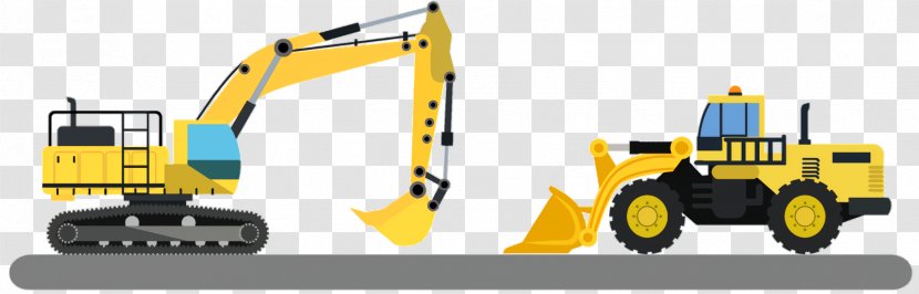 Heavy Machinery Yellow - Vehicle Construction Equipment Transparent PNG