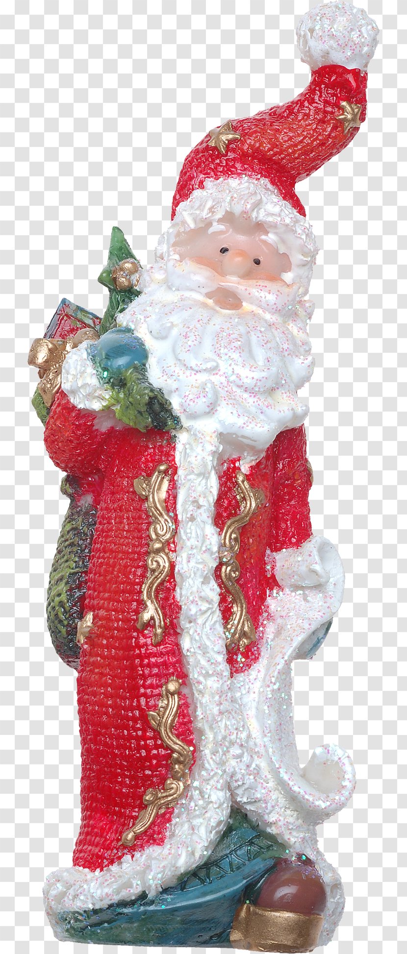 Ded Moroz Santa Claus Snegurochka Christmas Ornament Grandfather - Holiday Transparent PNG