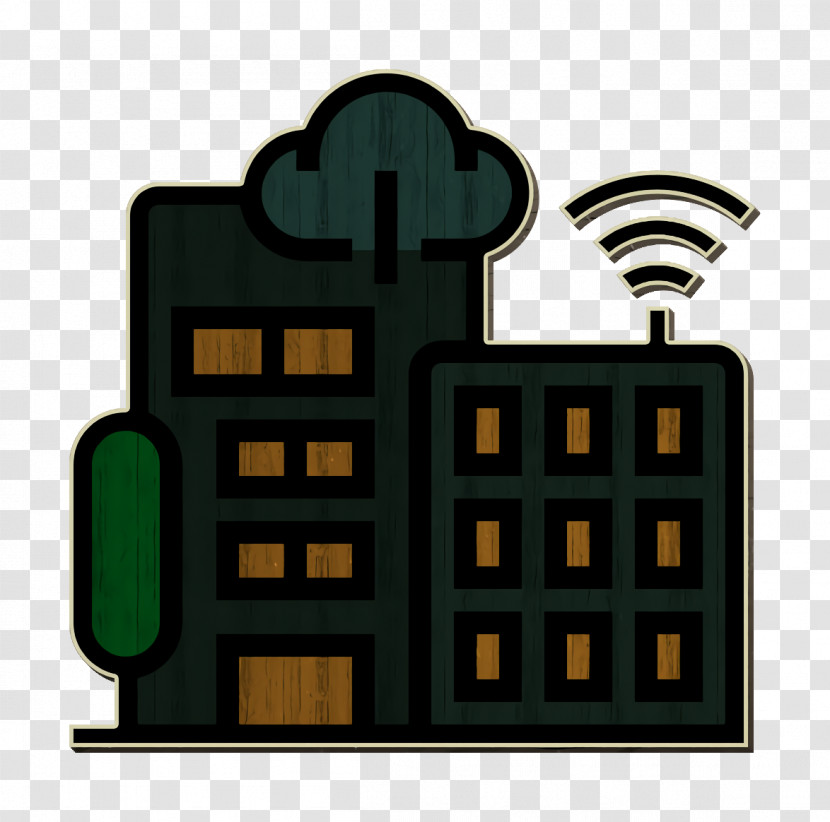Technologies Disruption Icon Smart City Icon Wifi Icon Transparent PNG