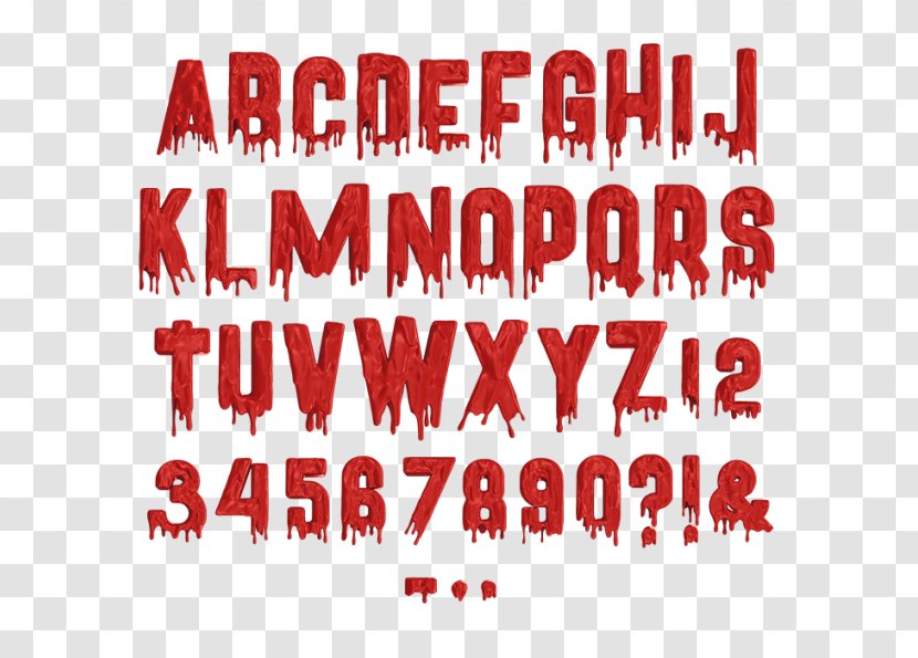 Typeface Typography Calligraphy Horror Font Transparent PNG