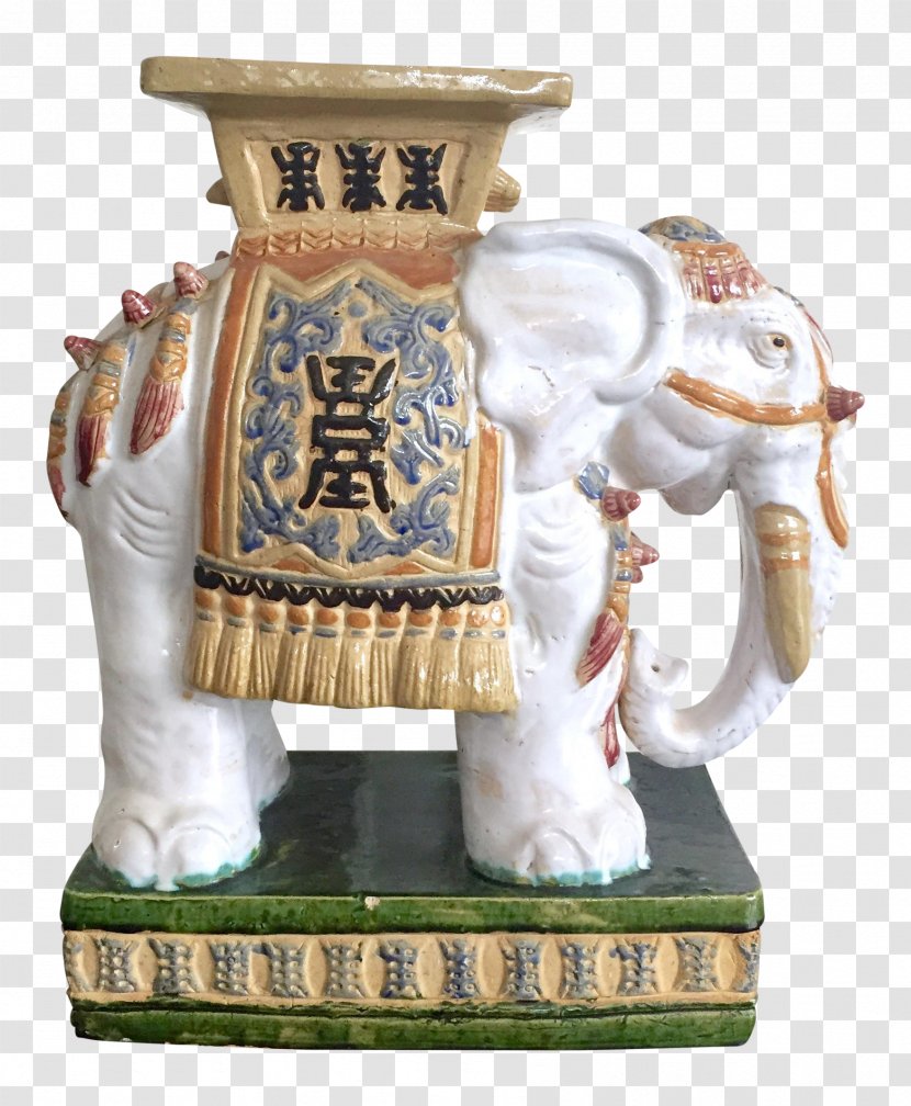 Ceramic Garden Stool Table Elephant Transparent PNG