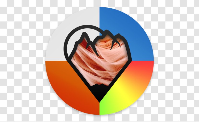 Apple MacOS Pixelmator App Store - Orange Transparent PNG