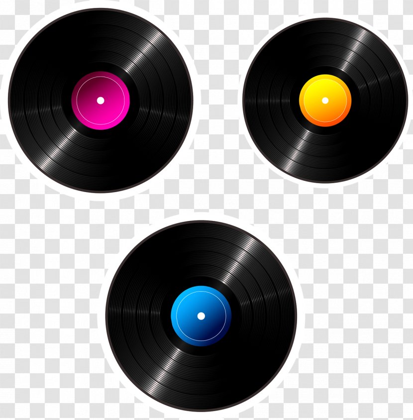 Compact Disc Phonograph Record - Watercolor - CD Discography Transparent PNG