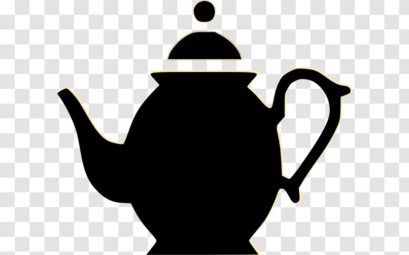Teapot Green Tea Teacup Clip Art - Cup - Silhouette Transparent PNG