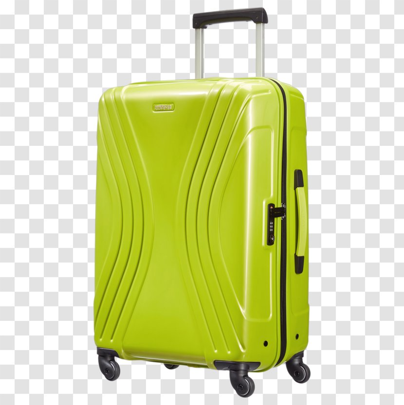 Suitcase American Tourister Baggage Samsonite Delsey - Green Transparent PNG