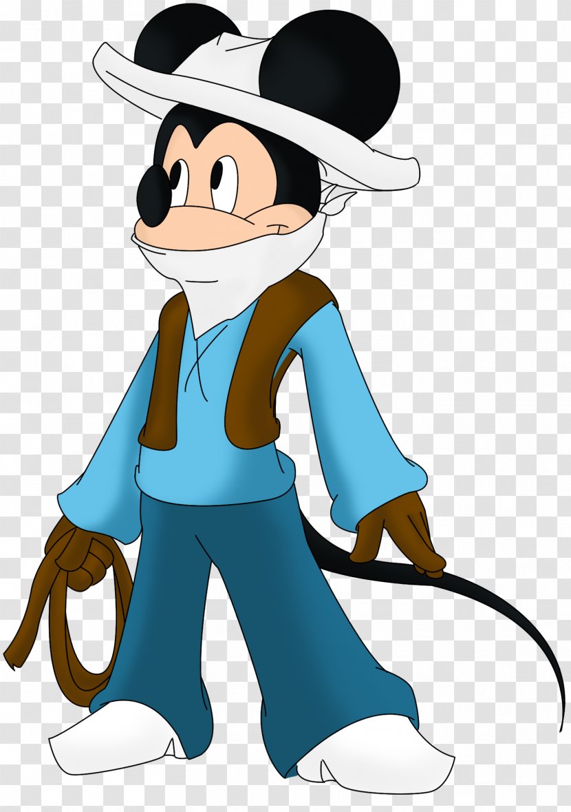 Mickey Mouse Minnie Donald Duck Cowboy Drawing - Clothing Transparent PNG
